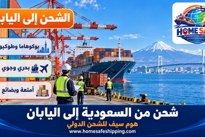 شحن من السعودية إلى اليابان عبر ميناء يوكوهاما