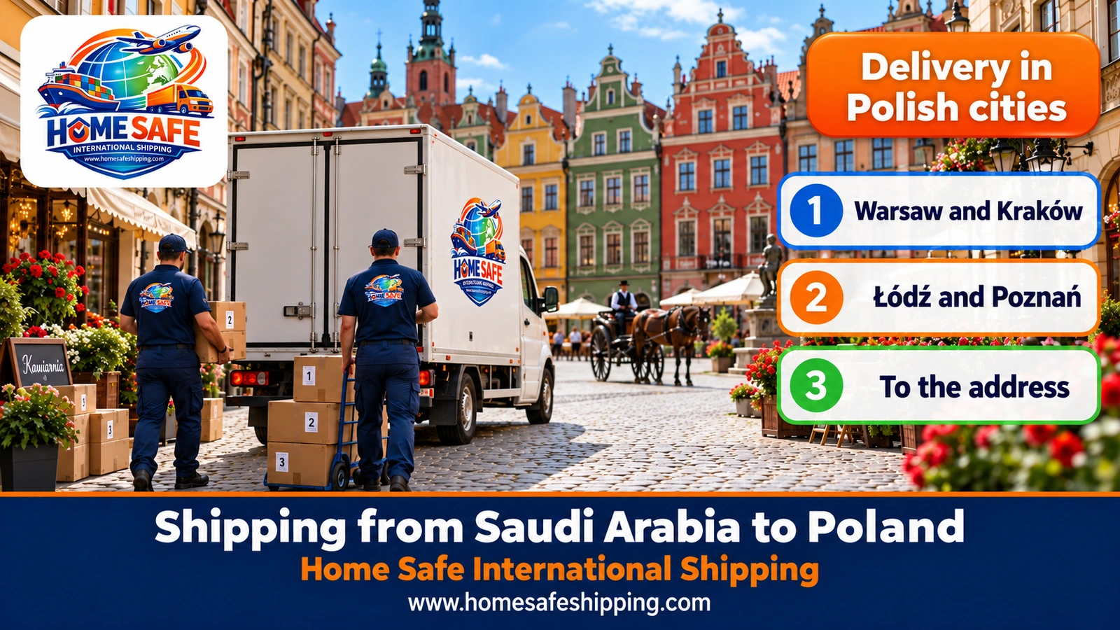 Delivering shipments in Polish cities