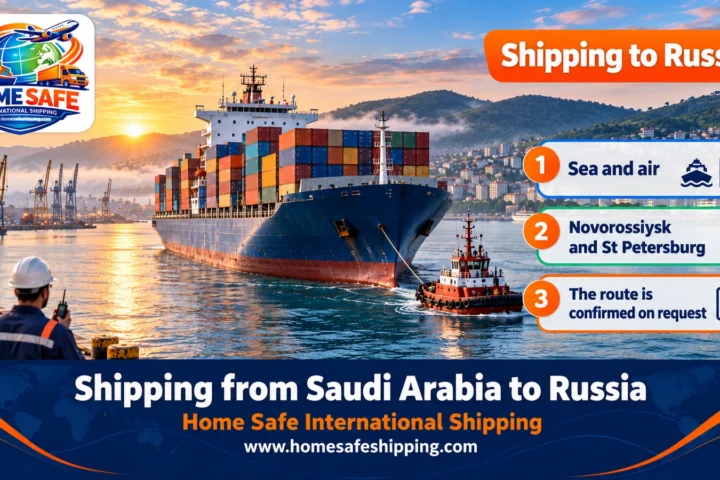 Shipping from Saudi Arabia to Russia by sea