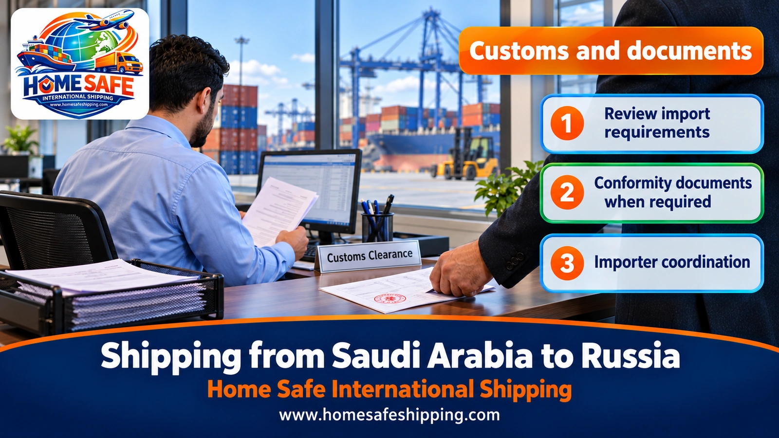 Customs and documents for shipping to Russia
