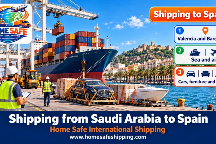 Shipping from Saudi Arabia to Spain via the Port of Barcelona