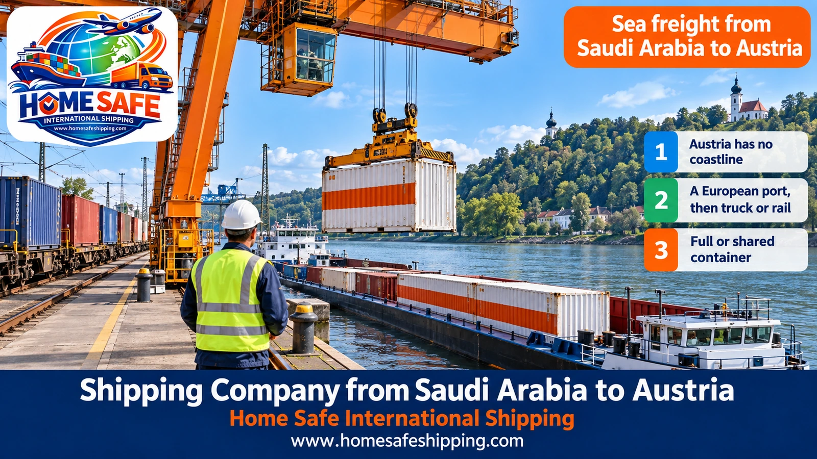 Sea freight from Saudi Arabia to Austria