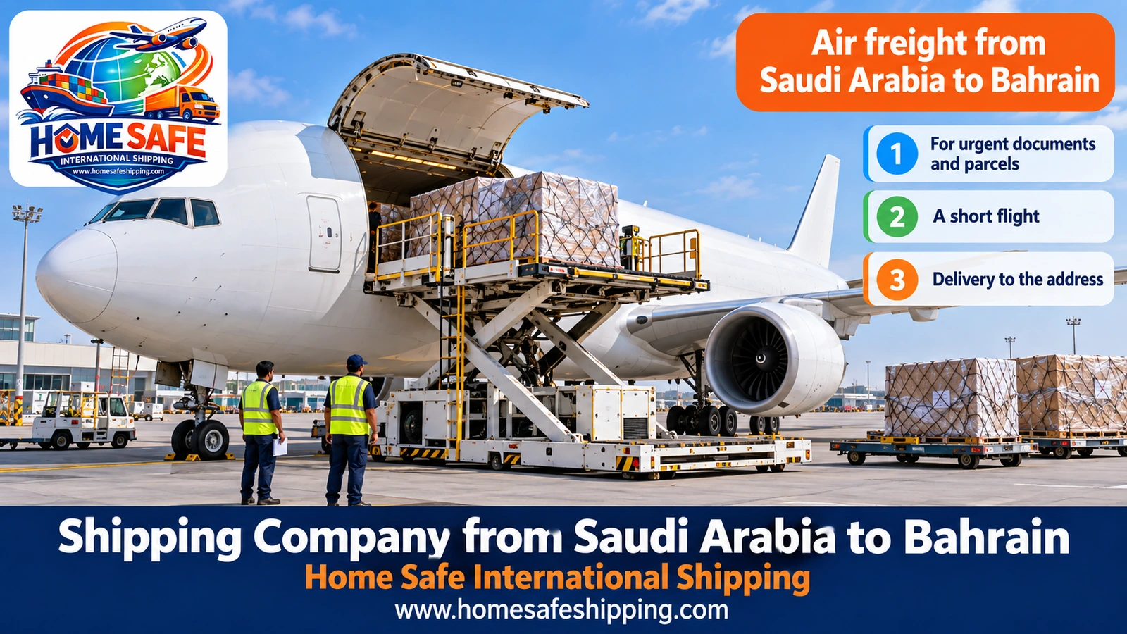 Air freight from Saudi Arabia to Bahrain