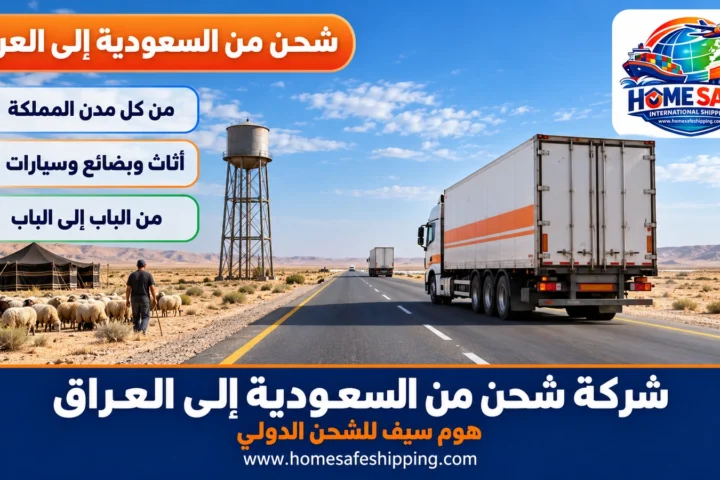 شركة شحن من السعودية إلى العراق