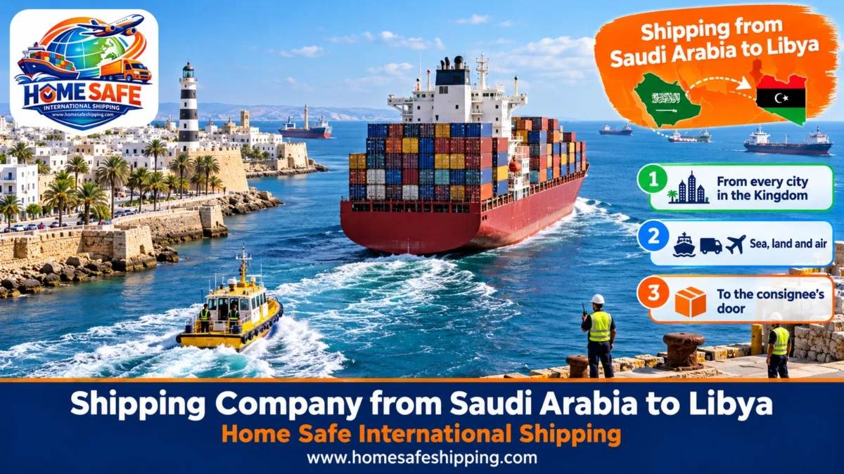 Shipping company from Saudi Arabia to Libya