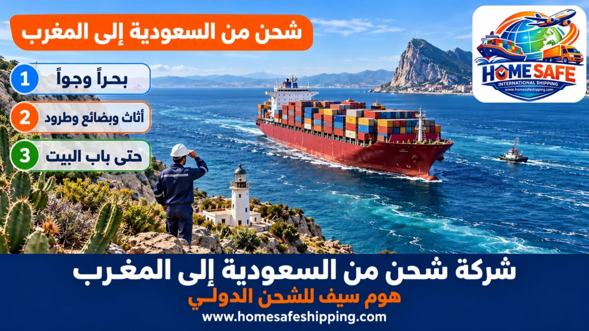 شركة شحن من السعودية إلى المغرب