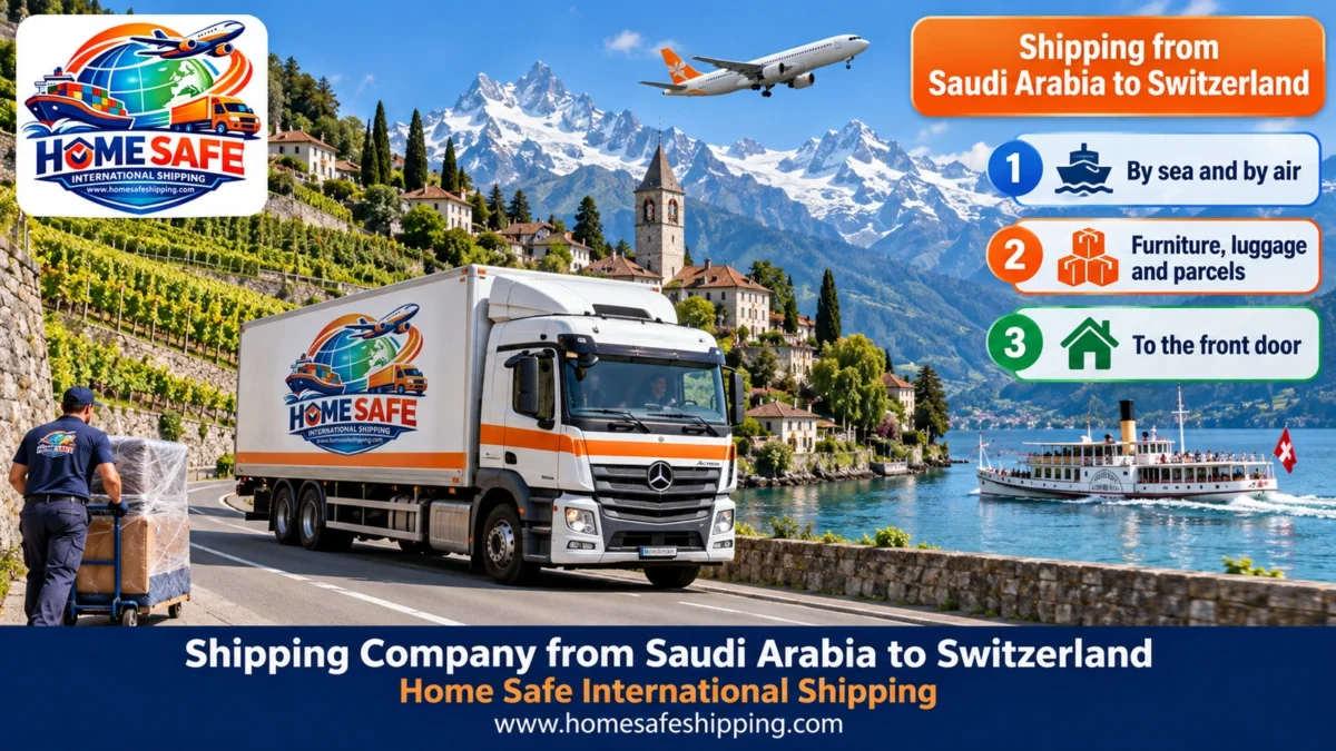 Shipping Company from Saudi Arabia to Switzerland