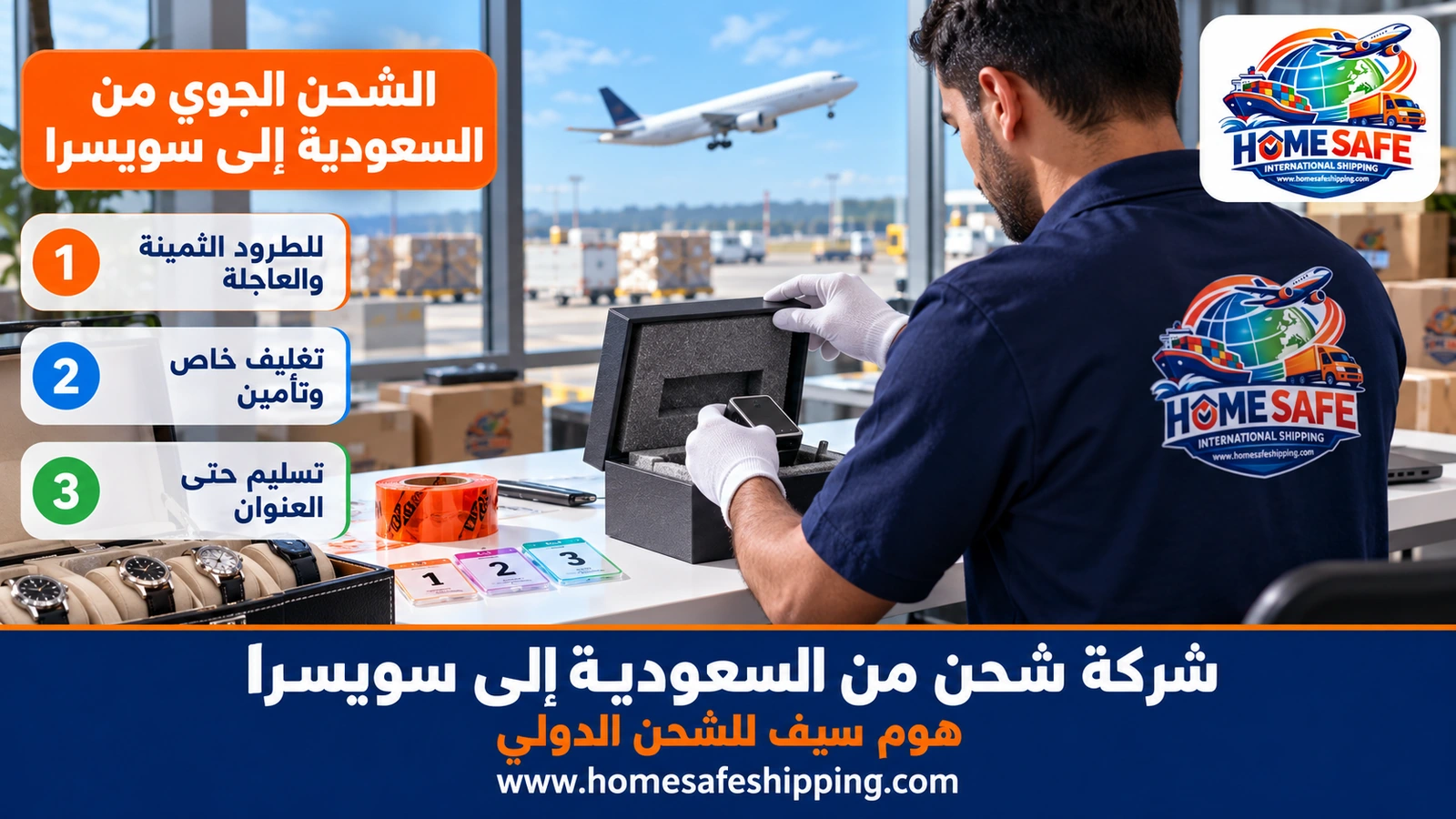الشحن الجوي من السعودية إلى سويسرا