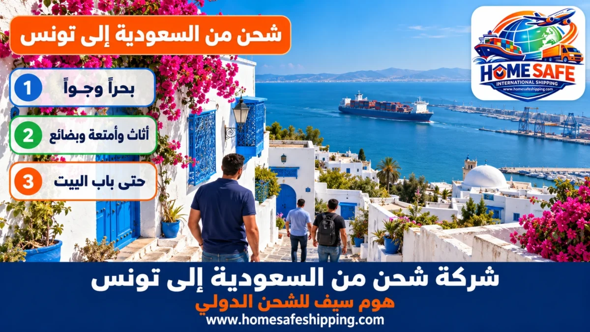 شركة شحن من السعودية إلى تونس
