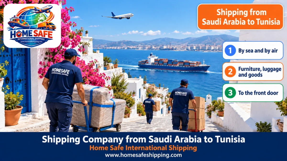 Shipping Company from Saudi Arabia to Tunisia
