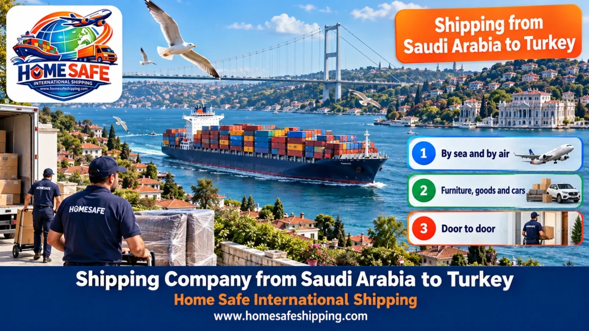 Shipping Company from Saudi Arabia to Turkey