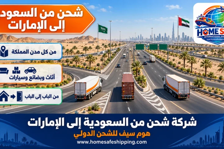 شركة شحن من السعودية إلى الإمارات