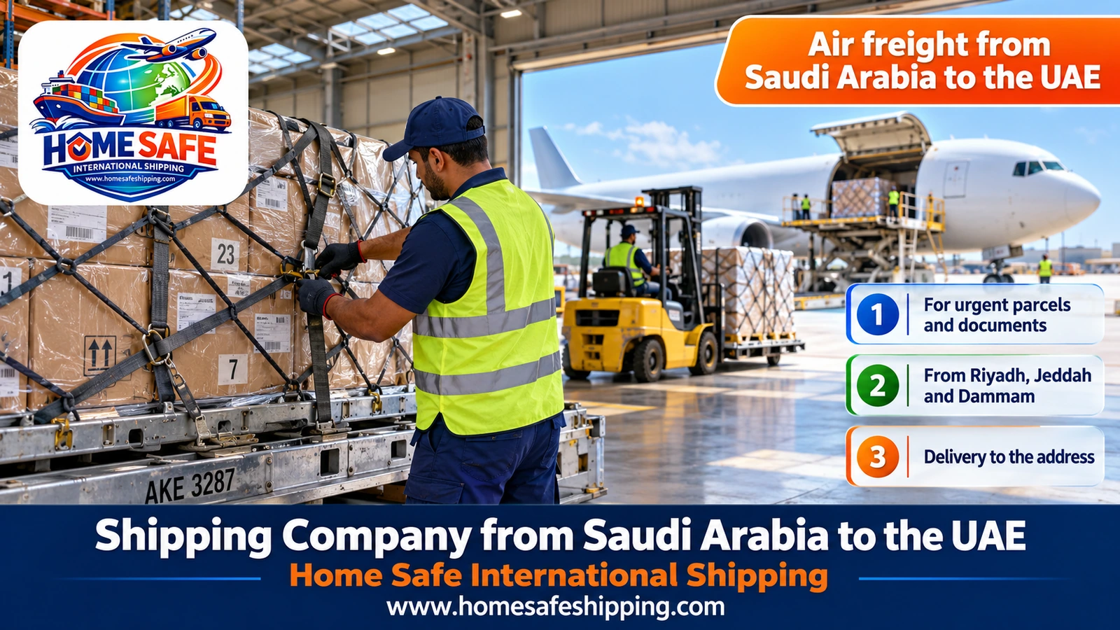 Air freight from Saudi Arabia to the UAE