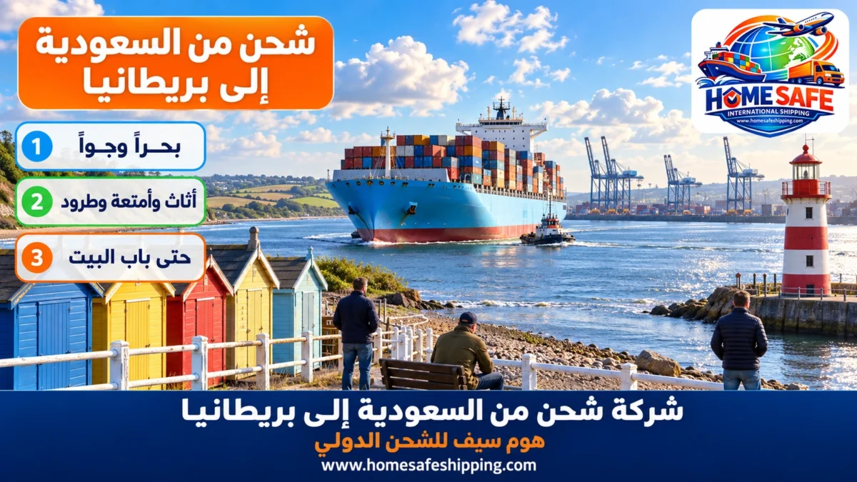 شركة شحن من السعودية إلى بريطانيا