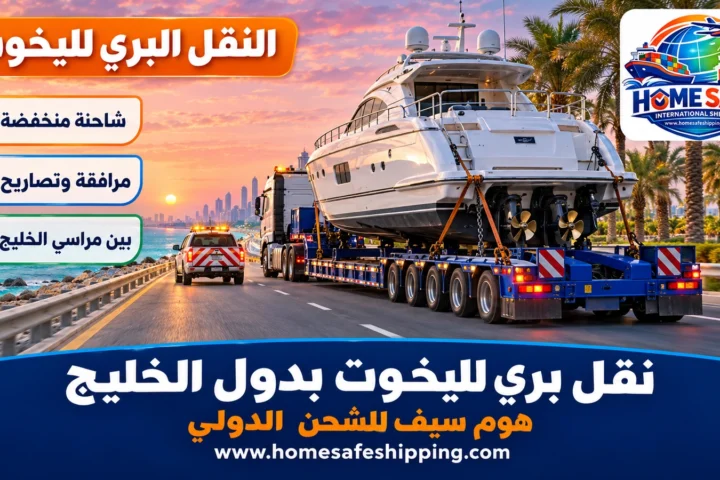 نقل بري لليخوت بدول الخليج