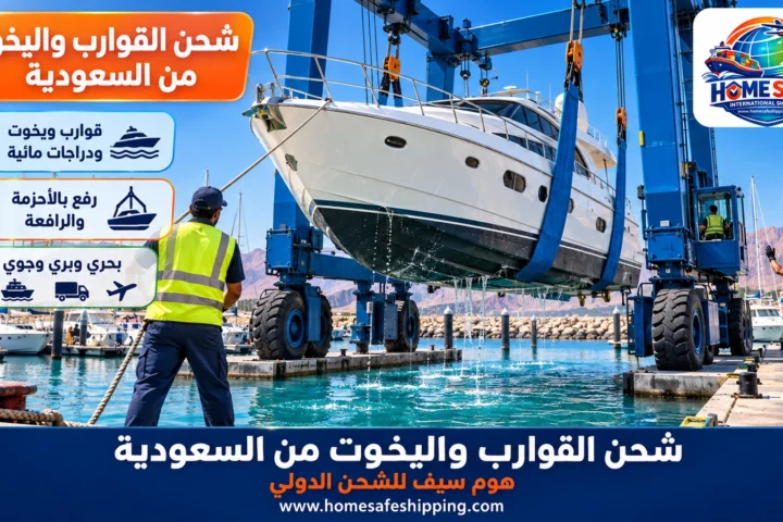 شحن القوارب واليخوت من السعودية